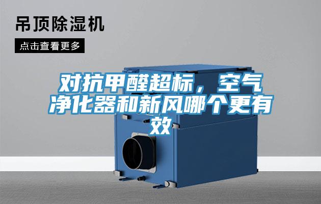 對抗甲醛超標，空氣淨化器和新風哪個更有效