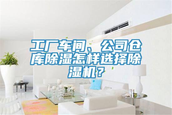 工廠車間、公司倉庫除濕怎樣選擇黄瓜视频在线播放？