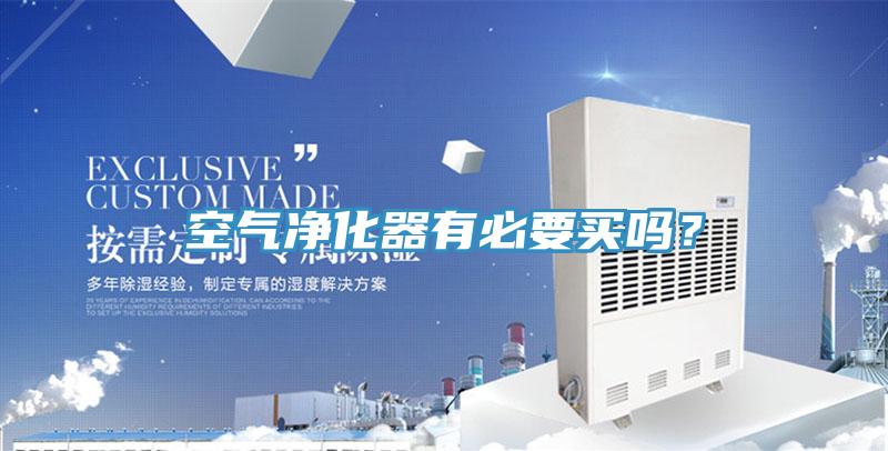 空氣淨化器有必要買嗎？