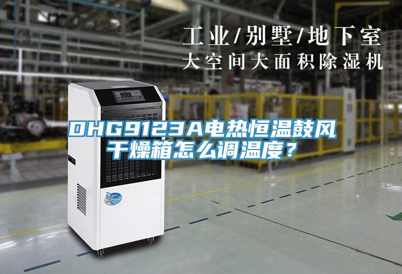 DHG9123A電熱恒溫鼓風幹燥箱怎麽調溫度？